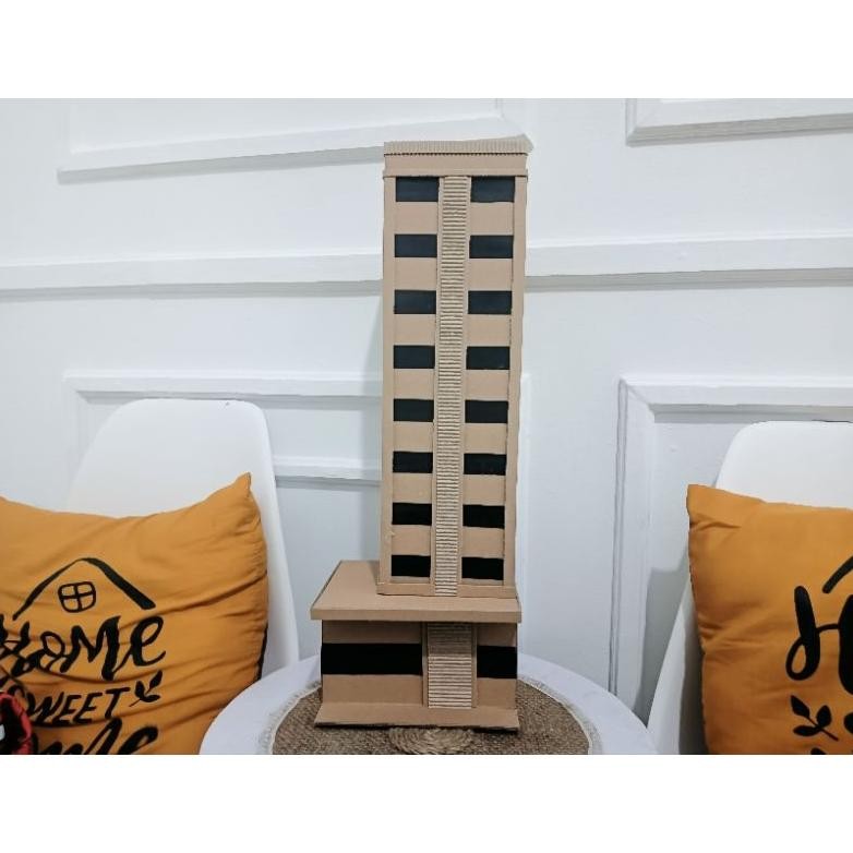 

Termurah Prakarya Bangunan gedung apartemen dari kardus