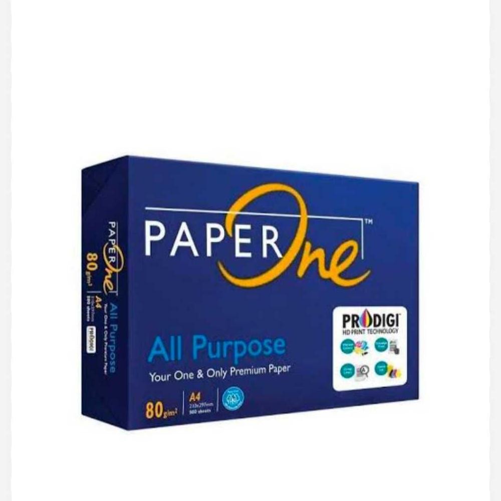

Kertas Hvs F4 80 GSM - Paperone (1rim) 500 Lembar / Kertas Fotocopy / Kertas Print / Original AST