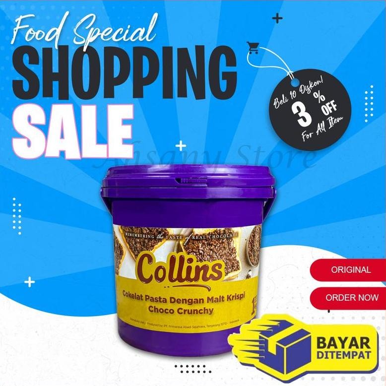 

Collins Coklat Pasta Choco Crunchy 1kg Premium