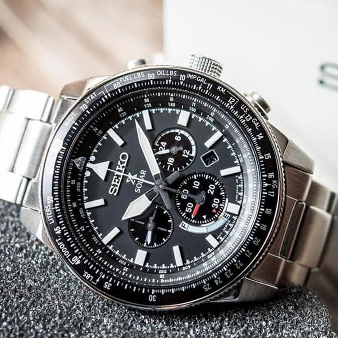 Tersedia Jam Tangan Seiko Original Flightmaster SSC607P1 ORIGINAL 100%