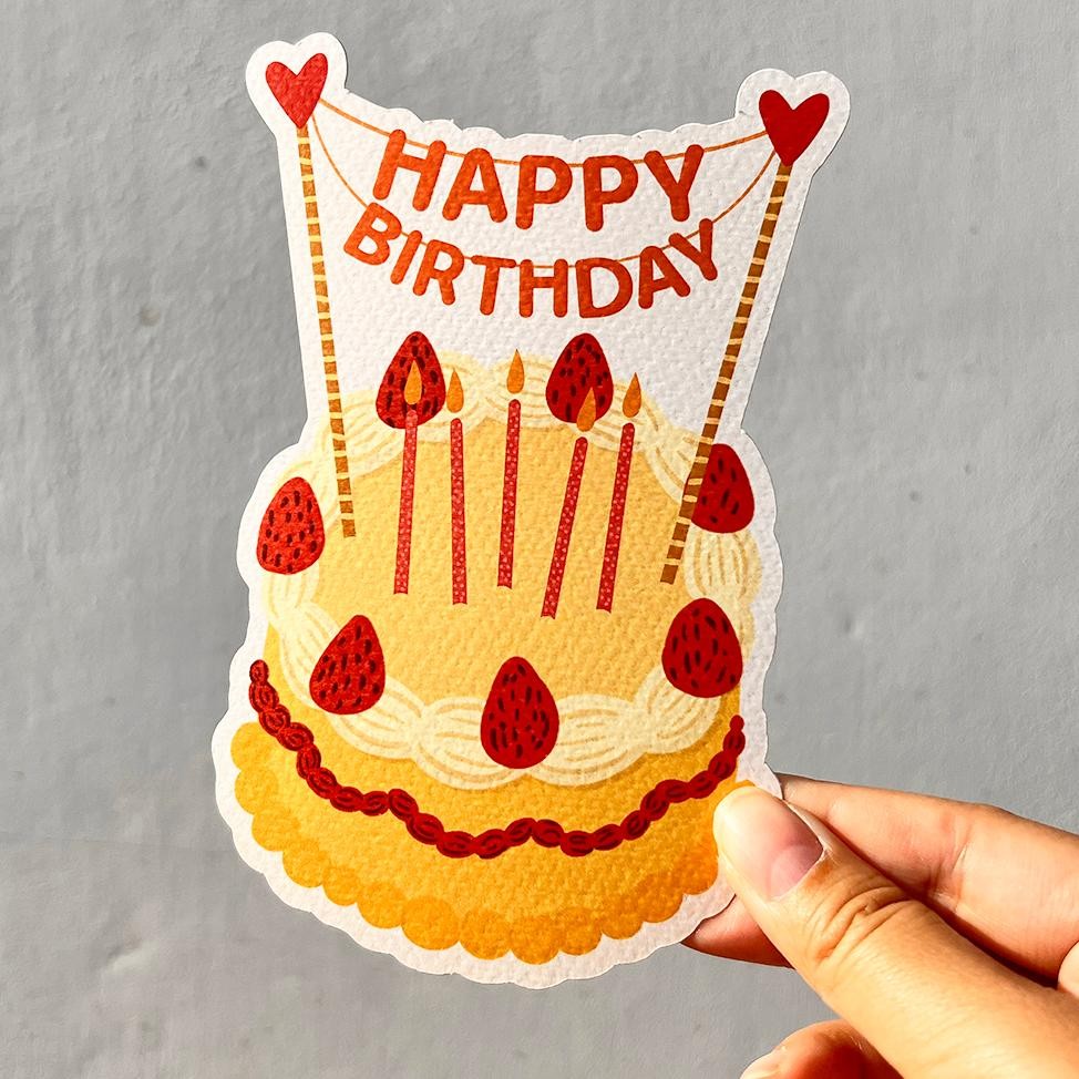 

Greeting Card with Envelope - Happy Birthday - V. Paper Co. AST