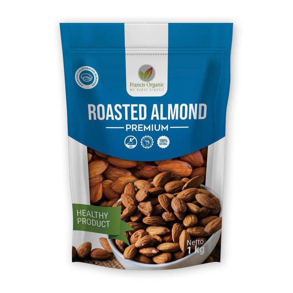 

Kacang Almond Panggang Kupas 1Kg / Roasted Almond 1Kg