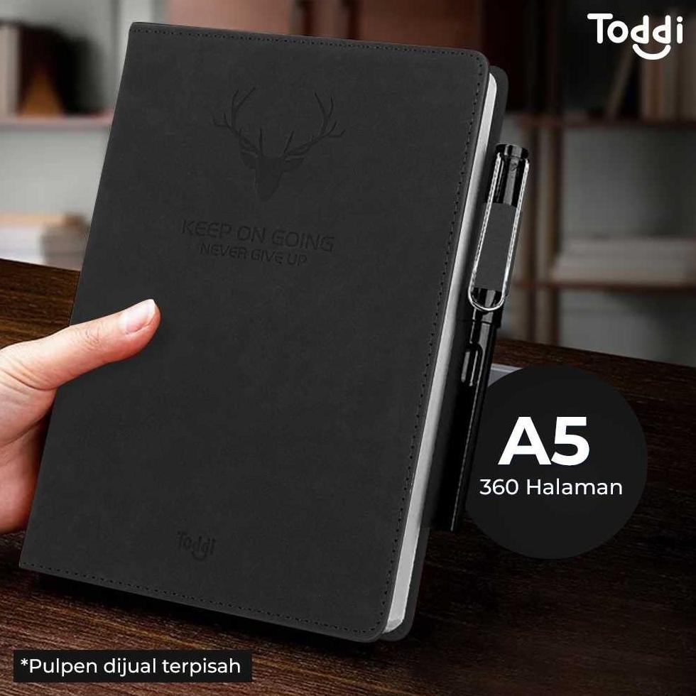 

Toddi Buku Jurnal Hardcover Notebook Diary A5 360 Halaman Grid - CW AST