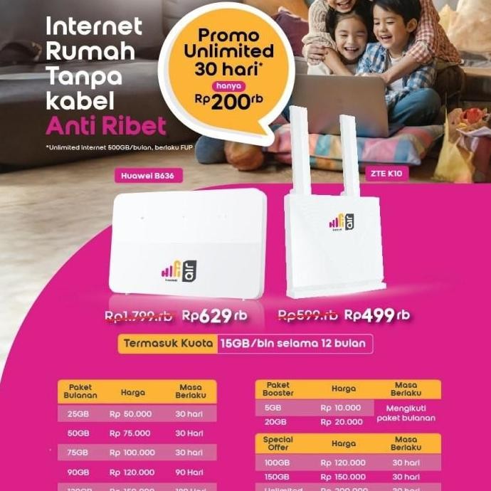 Indosat Hifi Air - Unlimited Internet Broadband New Stok