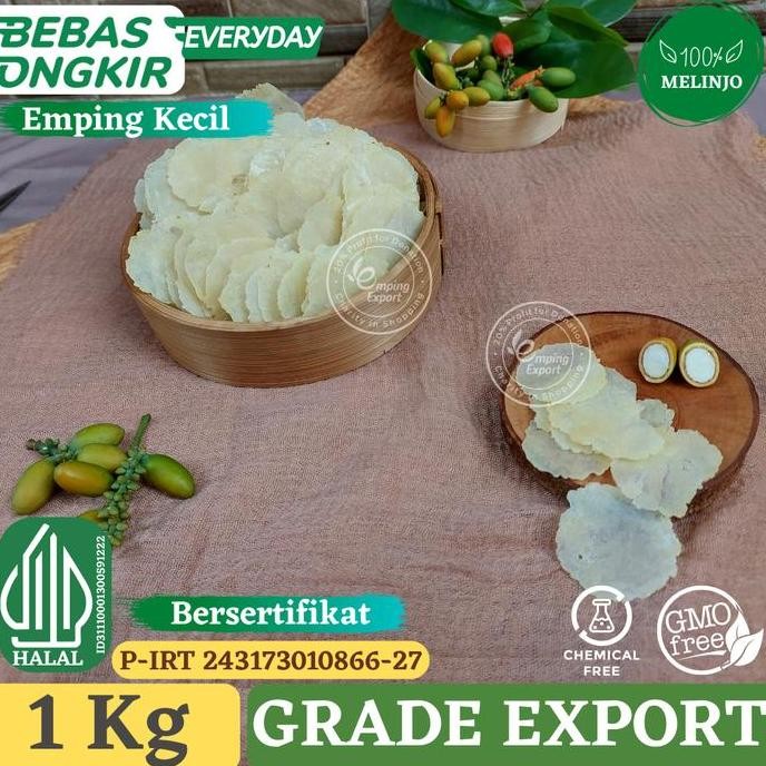 

Emping Super Tipis Kualitas Ekspor 1Kg