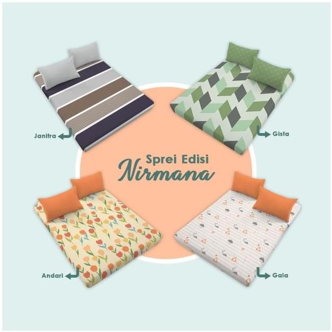 Sprei Deluxe Kintakun Bantal 4 - Ukuran 180x200