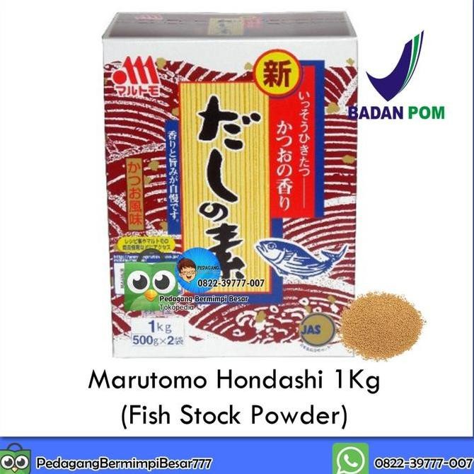 

Marutomo Hondashi 1Kg | Kaldu Ikan | Hondashi 1Kg