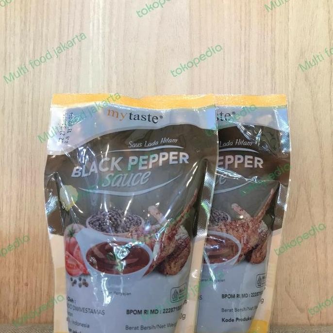 

Saus Blackpepper Steak / Saus Bumbu Lada Hitam My Taste Halal