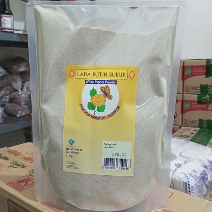 

Lada Putih Bubuk Boenga Koepoe 1 Kg