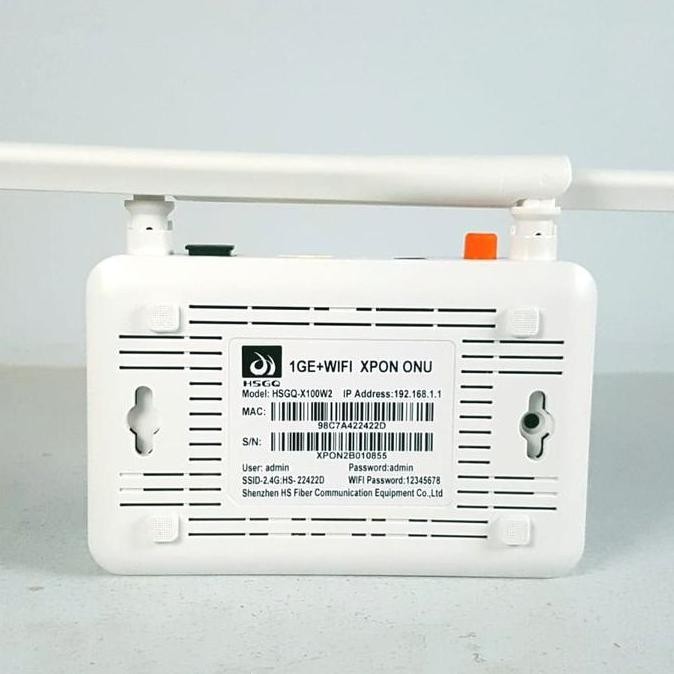 Onu Xpon Hsgq X100W2 Resmi - Hsgq X100W2 Onu Epon Dan Gpon New Stok