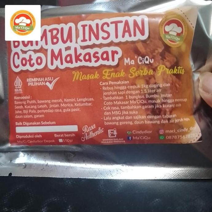 

Bumbu Coto Makasar | Bumbu instan Coto Makasar | Homemade