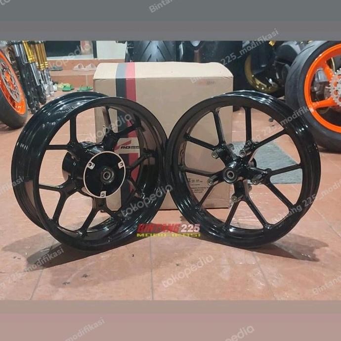 VELG VROSSI COBRA R25 / MT25 DOUBLE DISK DEPAN LEBAR
