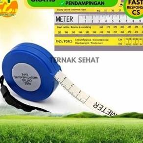 METERAN SAPI - PITA UKUR - ALAT UKUR LINGKAR DADA SAPI - ALAT TAKSIR BOBOT SAPI Diskon
