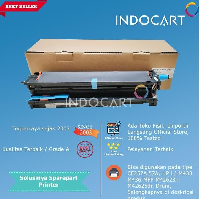 Toner Imaging Drum Compatible Cf257A 57A-Hp Lj M433 M436 Mfp M42623N M42625Dn New Stok