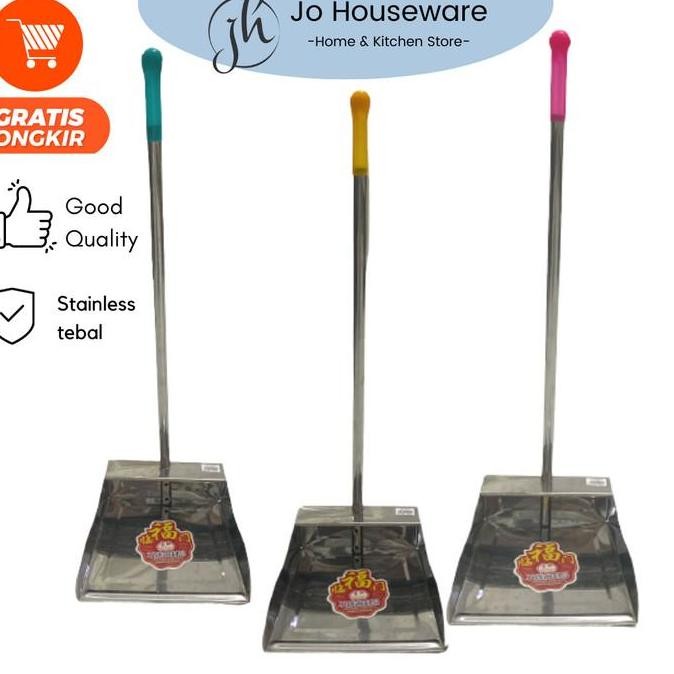 Serokan sampah / Pengki sampah cikrak stainless tebal anti karat P20-1 Diskon