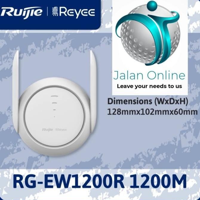 Ruijie Rg-Ew1200R 1200M Dual-Band Mesh Wifi Extender New Stok