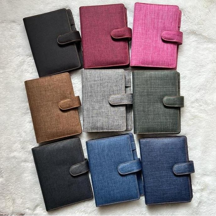 

Binder Bahan Jeans Ukuran A6 (6 Ring) 9 Warna Pilihan Co