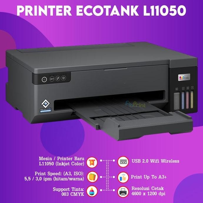 Printer Epson L1800 Print A3+ Resmi A3 Infus Ori Original New Stok