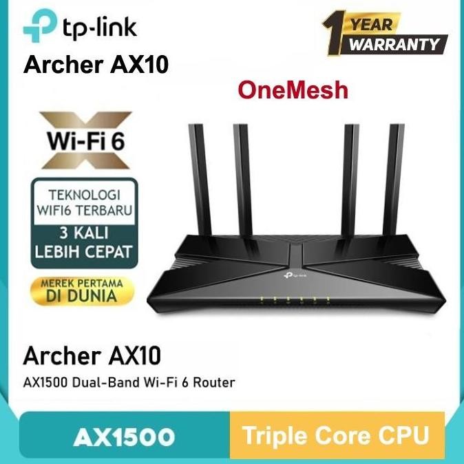 Tp-Link Archer Ax10 Ax1500 Wifi6 Archer Ax 10 Ax1500 Wifi 6 Router New Stok