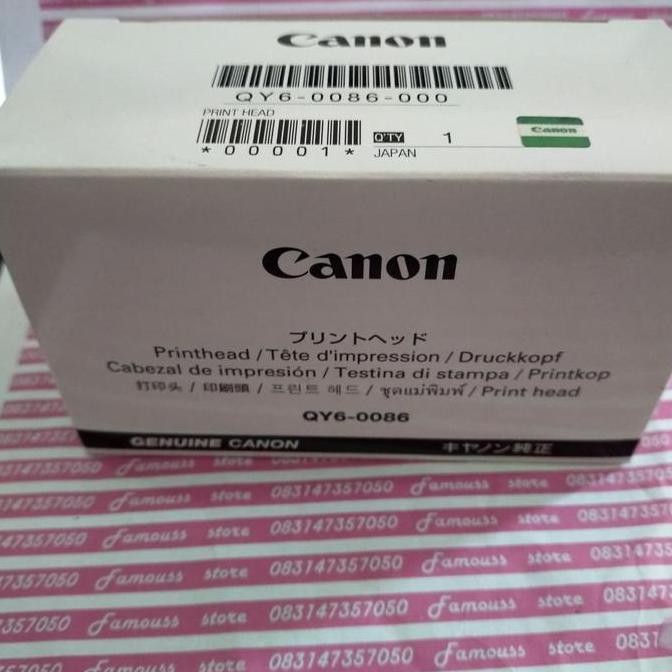 Head Canon Ix6770 Qy6 00866 New Stok