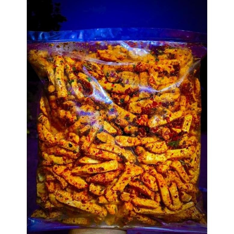 

Basreng pedass daun jeruk kemasan 1 kg KAYA BUMBU