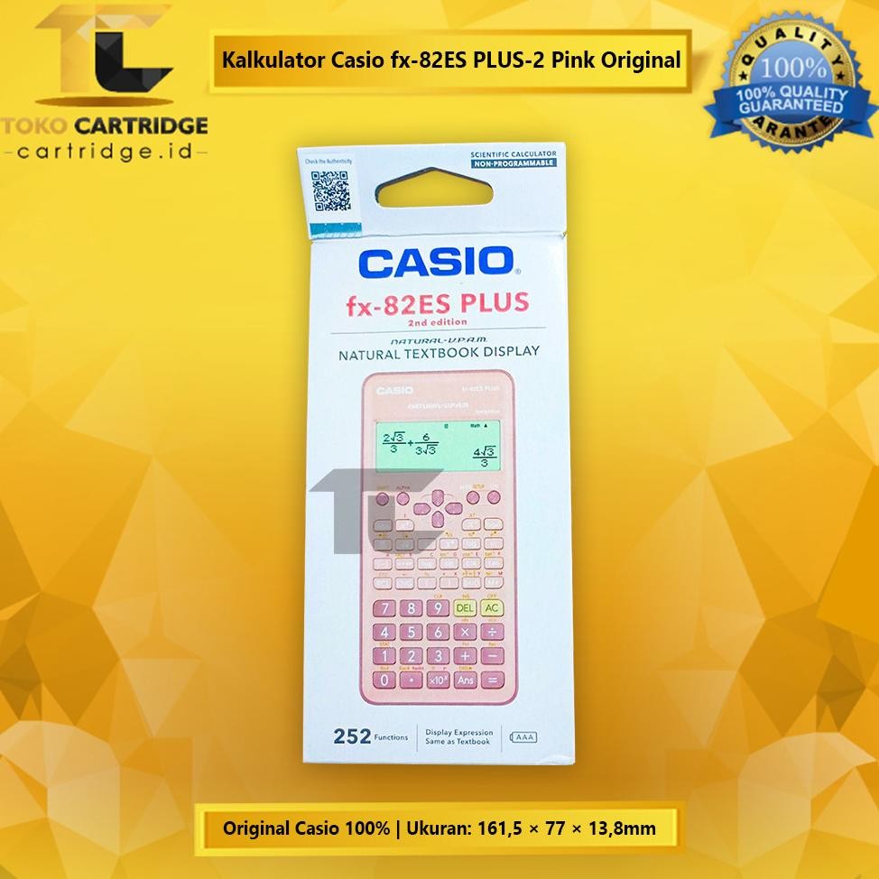 

Kalkulator Casio fx 82ES PLUS-2 12 Digit Calculator Scientific Kalkulator Ilmiah FX 82ES Plus 2 12 Digit Garansi Resmi Original