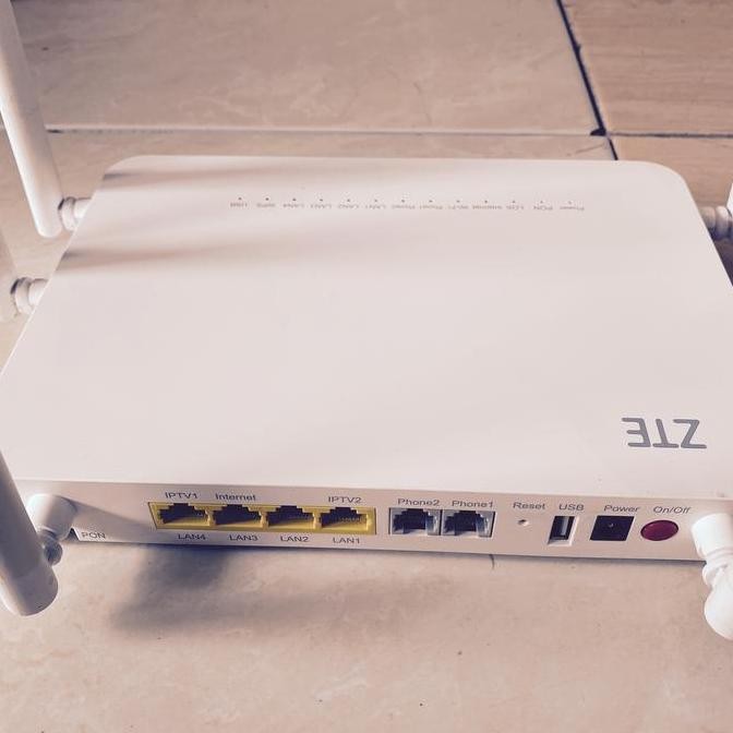 Zte Zxhn F670 Antena 6 Gpon Ont Wireless Modem Router New Stok