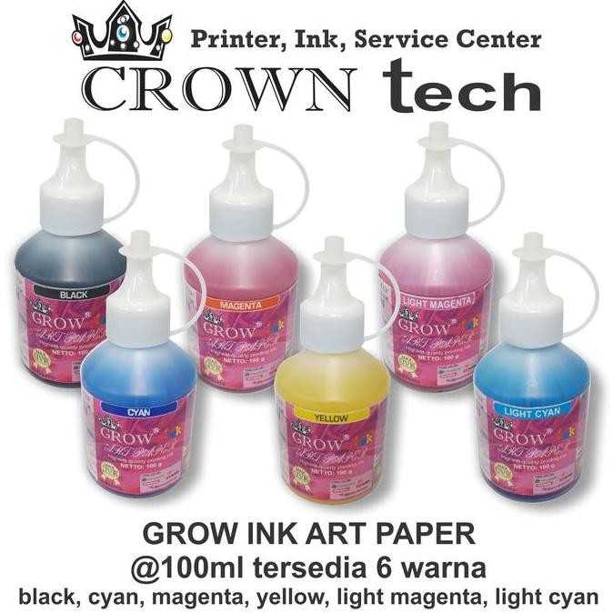Printer Epson L1800 Photo A3, Isi Grow Ink Artpaper. Plus Pembuangan New Stok