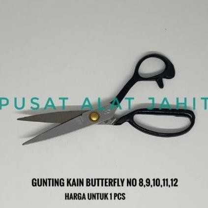 

GUNTING KAIN BUTTERFLY ORIGINAL 8 - 12 INCH ALAT POTONG BAHAN TUKANG JAHIT TAILOR SCISSORS BAJU