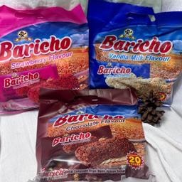 

3 BKS BARICHO COKLAT COMPUND MANIS DENGAN SEREAL ISI 20pcs berat 140gr