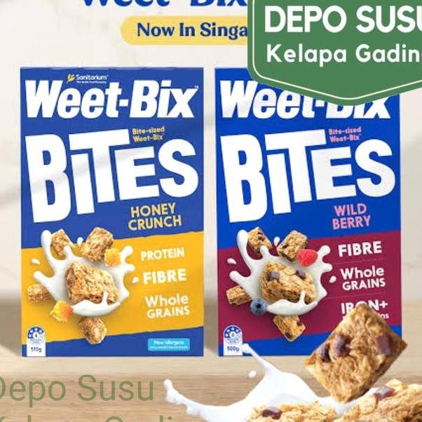 

Weetbix Bites 510G Honey Crunch Wild Berry Wholegrain Wheat Cereal Hh In Whole Grain Fibre Aussie Owned Made Sereal Sarapan Sehat Gandum Utuh 510Gr 510 G Gr Weetbix Weet Bix Breakfast Sanitarium Wholegrains Protein Fiber Oat Sna Bar