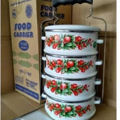 Maspion Rantang 4 Susun Stainless Enamel Jadul Klasik Kedaung Rantang Susun Jumbo