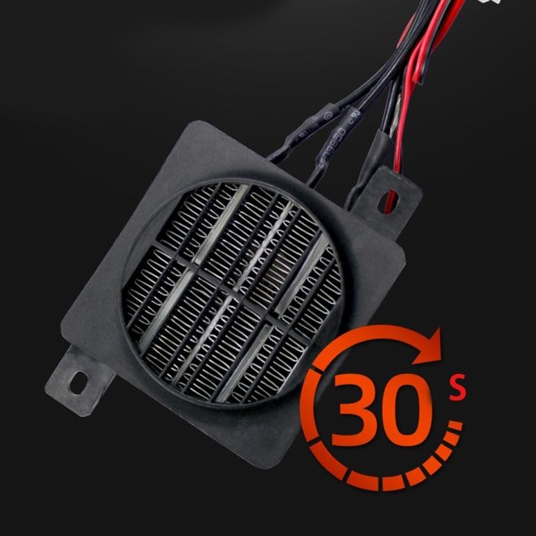 Ceramic Air Heater Fan Heater PTC Heating High Temperature 12V 120W