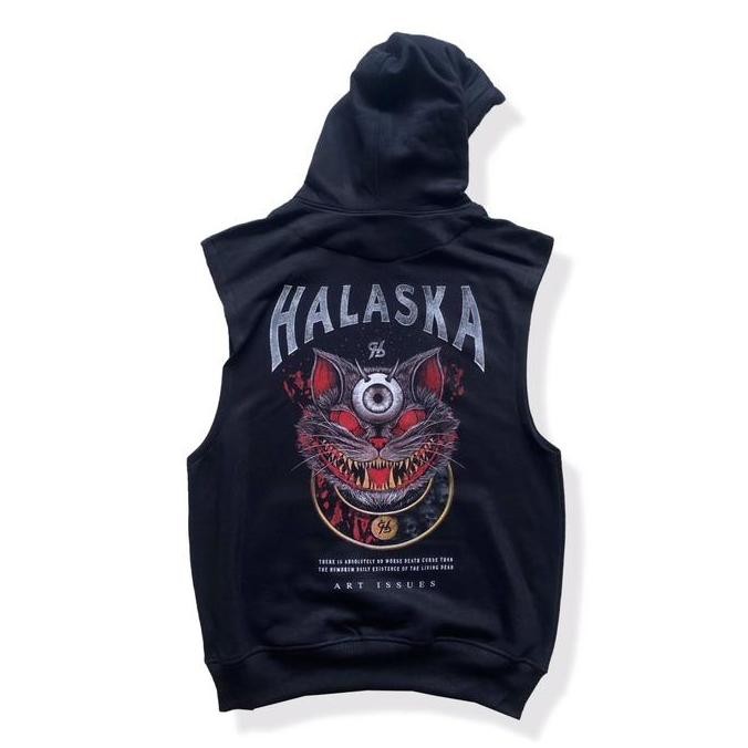 Terbaru Hoodie Singlet Hoodie Rompi Pria Sablon Hitam Termurah