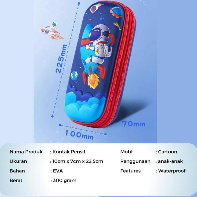 

Kotak Pensil 3D Karakter Tempat Pensil Anak Karakter Timbul Emboss Pencil Case Character Import PS