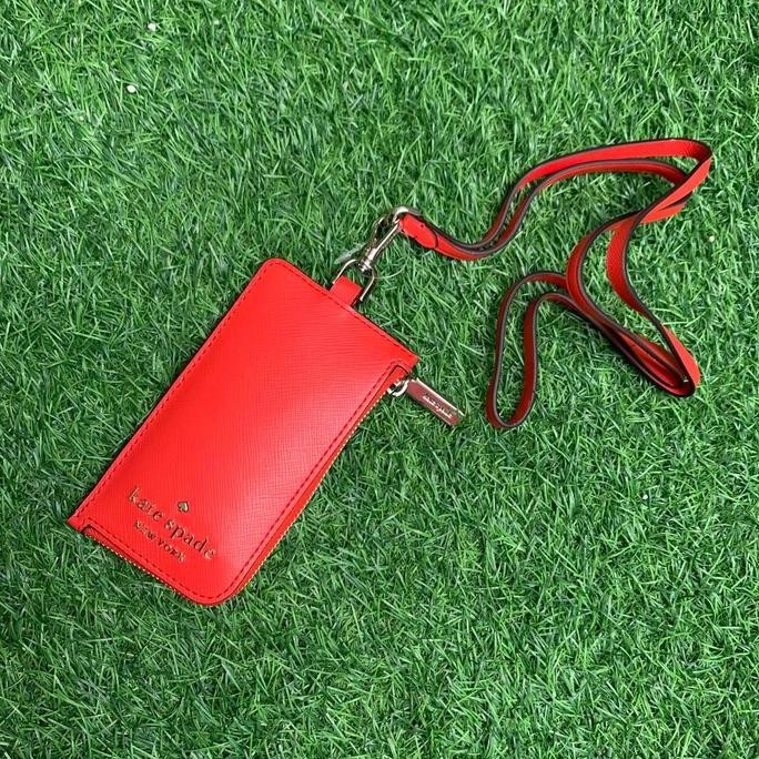 

Ks Card Case Lanyard Staci Saffiano Leather Wlr00139 Gazpacho Co