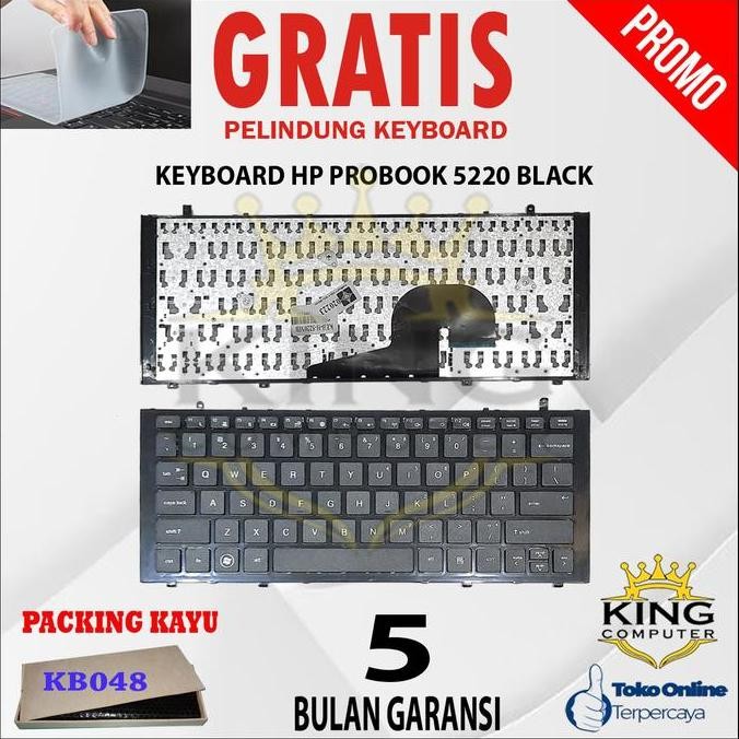 Keyboard Hp Probook 5520 5520M 5220 5220M Series Frame New Stok