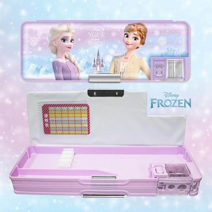 

Pencil case magnetic / tempat pensil magnet anak Karakter Frozen, Spiderman, Toy Story PS