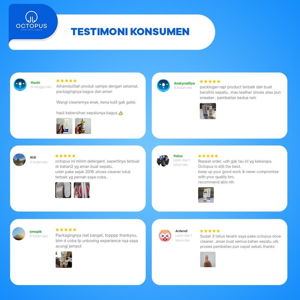 Octopus Paket Usaha Laundry Sepatu Pembersih Sepatu