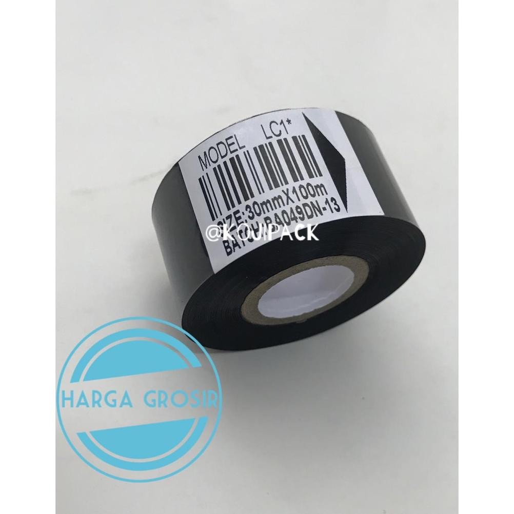 

Pita Tinta Mesin Pencetak Tanggal Expire Expired Date Printing Machine Ribbon 30mm x 100m Roll