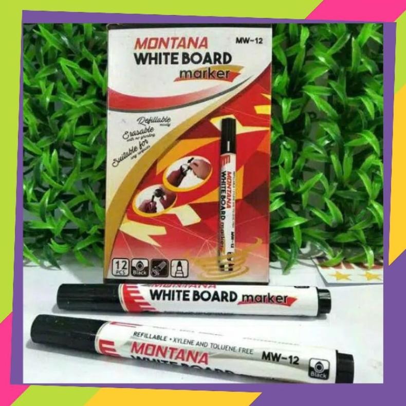 

Spidol Whitebeard Montana 1 pak Isi 12pcs