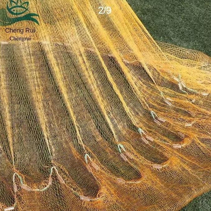 COD-Bayar Di Tempat Jala Ikan Kagawa Fishing Net Jaring Ikan Nelayan Tanpa Ring Bahan Kuat dengan Pe