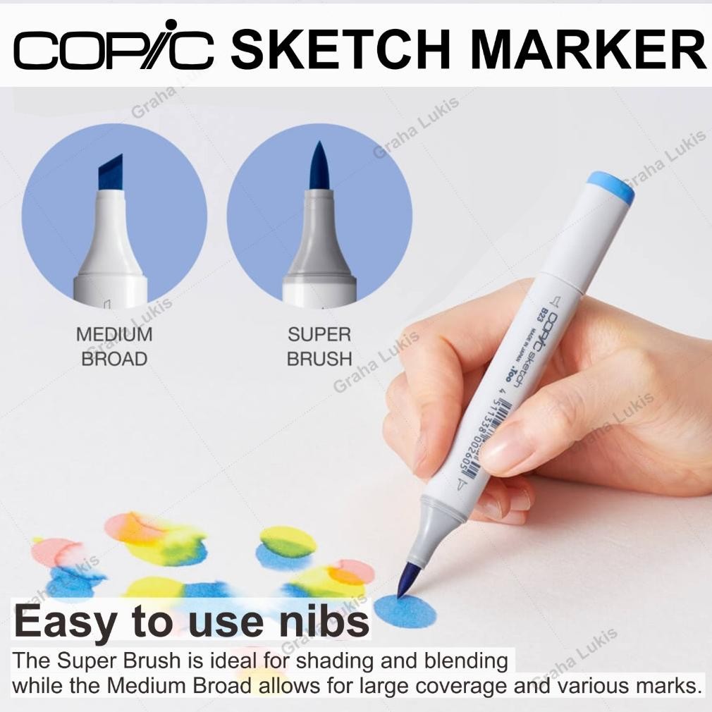 

COPIC SKETCH MARKER VARIAN B - BLUE