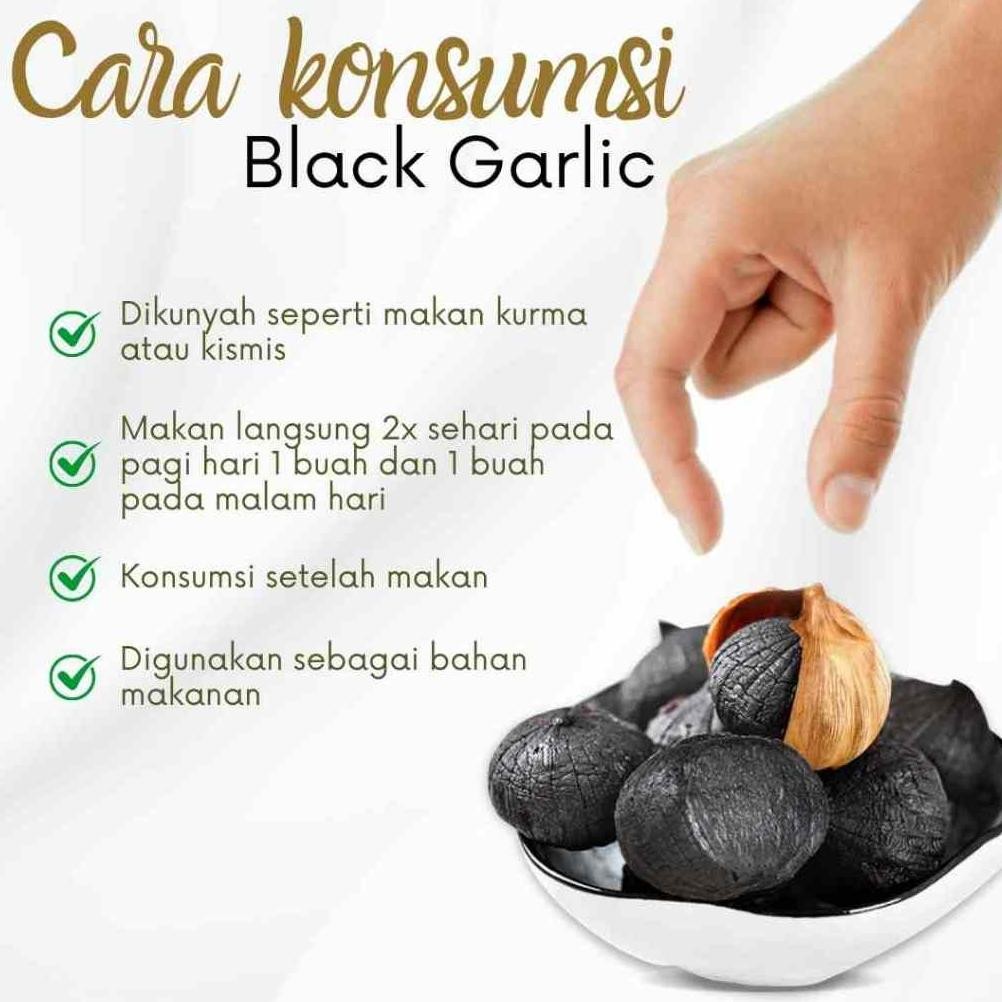 

TRUorganic Black Garlic JUMBO 250gr - Bawang Hitam Tunggal | Bawang Putih Tunggal Hitam