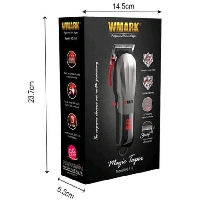 Mesin Cukur Rambut Hair Clipper Wmark NG 115 Alat Cukur Wmark NG 115 MURAH