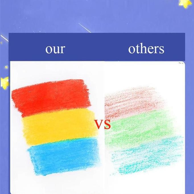 

Crayon Grasp 48 Warna Crayon Putar Washable Crayon Silky Warna Colors cm