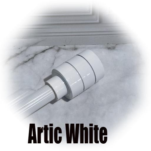 Batang Tiang Rel Besi Gorden Jendela Pintu Minimalis Hitam Putih 1 1.5 2 2.5 3 4 Meter Full Set