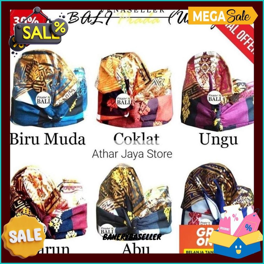 Udeng Bali Jadi / Udeng Bali Instan / Udeng Bali Prada Termurah Banget Original Produk