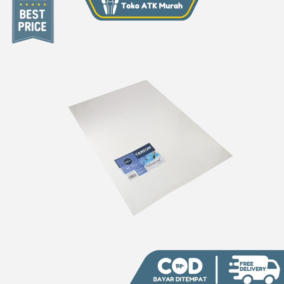 

Canson Montval A3 / A2 220 gsm ( 1 Pack Isi 5 Lembar ) | Watercolor Paper Import - Kertas Cat Air