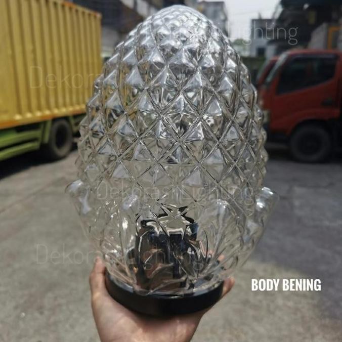 Lampu plafon teras balkon minimalis waterproof acrylic dekor